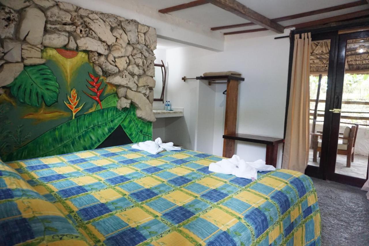 Hotel Cabanas Safari Palenque Ngoại thất bức ảnh